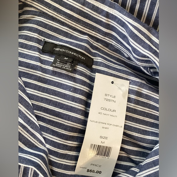 FRENCH CONNECTION, Medium sized Striped shirt. - Picture 4 of 6